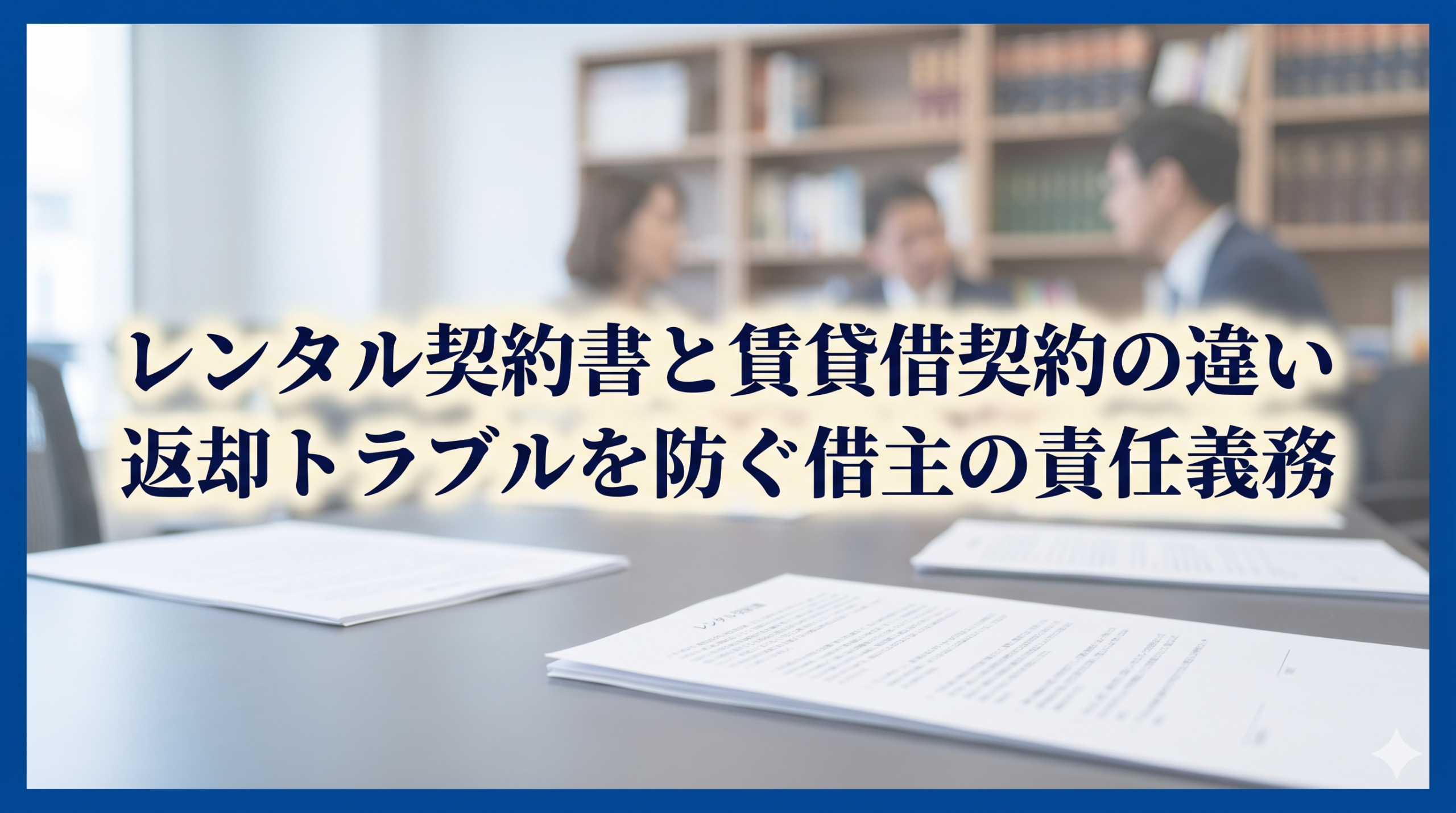 埼玉県和光市のアーチ行政書士事務所の賃貸契約書に関する写真