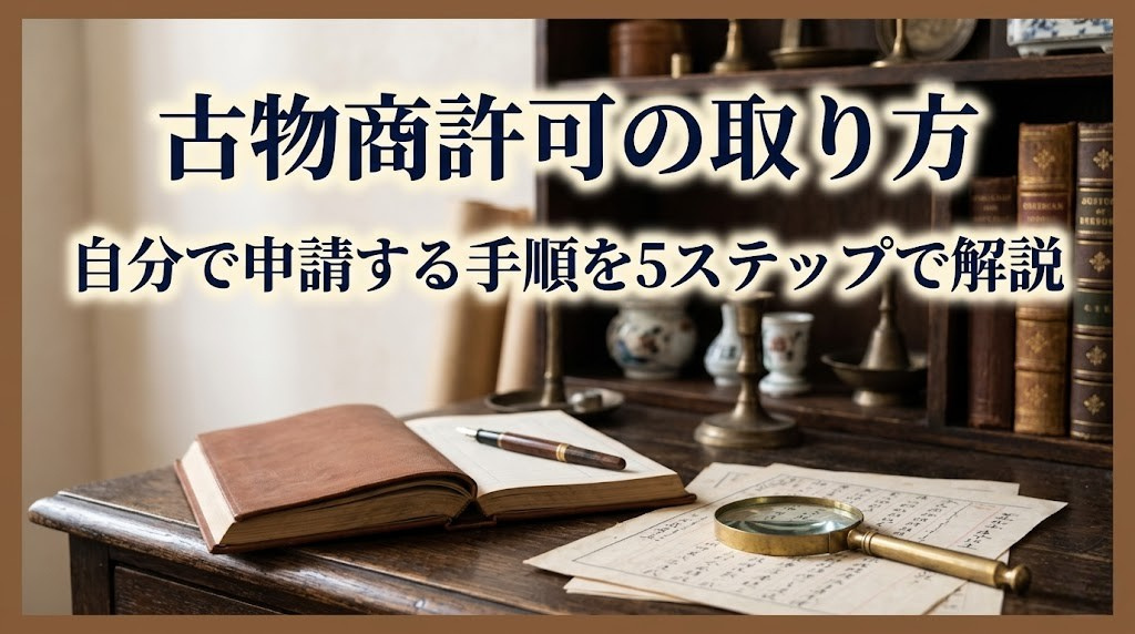 埼玉県和光市のアーチ行政書士事務所の古物商許可を自分でやる場合の写真